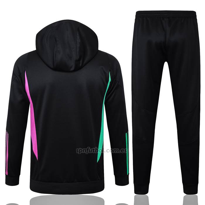 Chandal de Sudadera del Bayern Munich Nino 2023-2024 Negro y Blanco